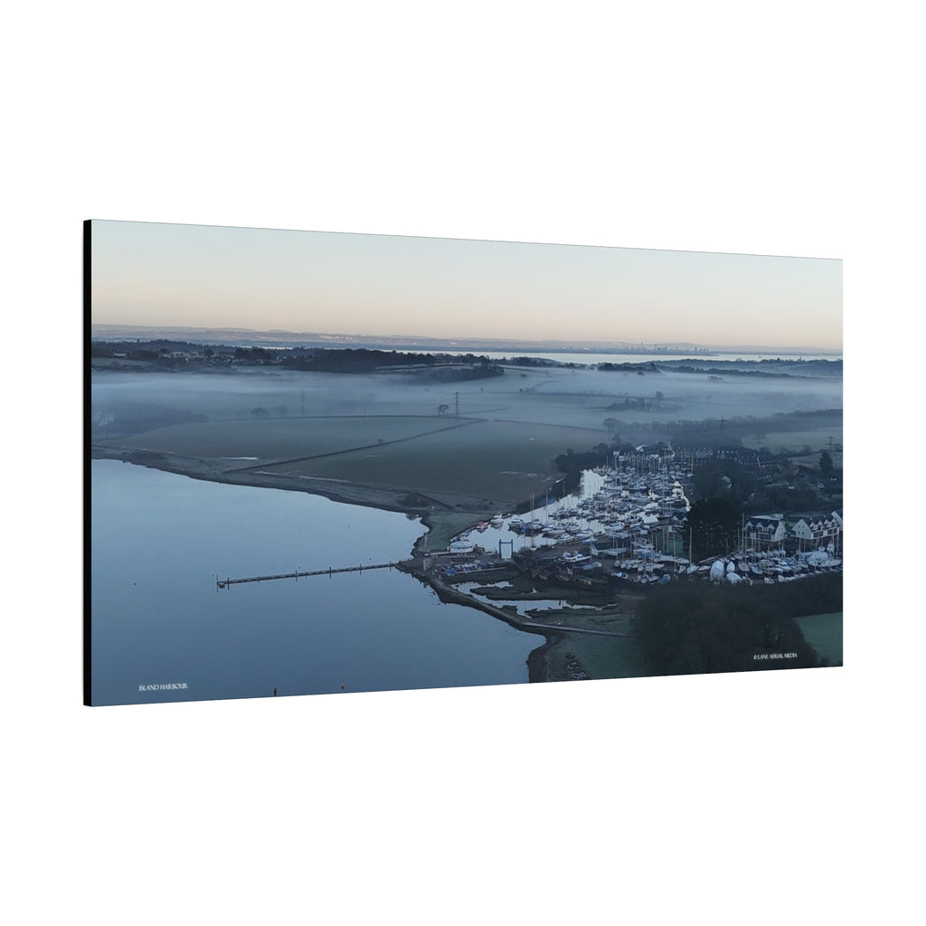 Isle of Wight Aerial Canvas Print — Island Harbour Stretched Wall Art